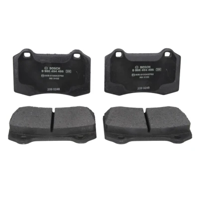 Imagem de BOSCH 0 986 494 486 Jogo de pastilhas para travão disco Baixo teor metálico com chapa anti ruído SEAT: Ibiza 2, Córdoba I Sedan