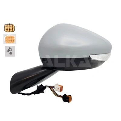 Imagem de Espelho retrovisor Alkar 6149875 esquerda com subcapa elétrico aquecível, memória, dobrável electricamente, convexo, iluminação circundante