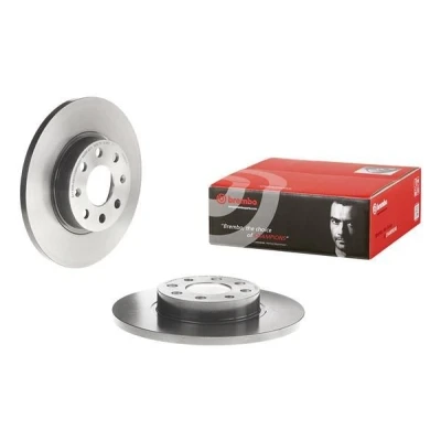 Imagem de BREMBO 08.9580.20 Disco de travão 258 8 5 cheio alto carbono com parafusos MERCEDES BENZ: Classe A