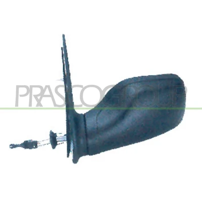 Imagem de Espelho retrovisor Prasco PG0077324 esquerda preto com subcapa repintável elétrico aquecível, ajustável pelo interior, plano PEUGEOT: 106 II Hatchback