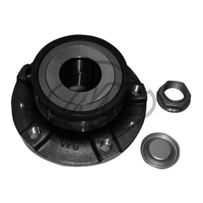 Imagem de Metalcaucho 90126 Kit de Rolamento roda Eixo traseiro da integrado no cubo 128,0mm esferas oblíquo