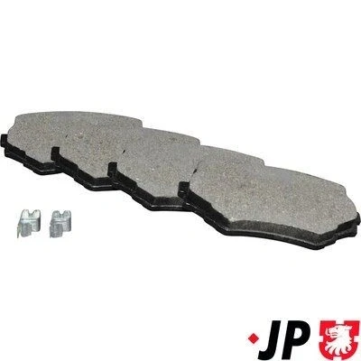 Imagem de JP GROUP 4763600410 Jogo de pastilhas para travão disco Eixo dianteiro com avisador sonoro desgaste SUZUKI: Vitara I SUV, Grand 1 SUV