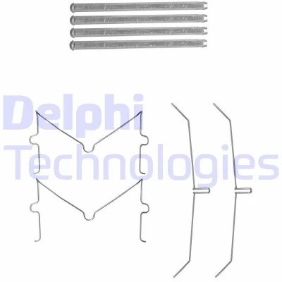 Imagem de DELPHI LX0637 Kit de acessórios, pastilhas travão TOYOTA: HILUX 3 Pick up
