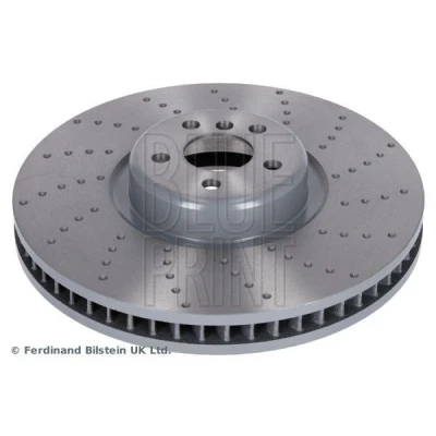 Imagem de BLUE PRINT ADBP430142 Disco de travão Eixo dianteiro, lado direito 395 36 5 112 interior ventilado, ranhurado/perfurado revestido alto carbono