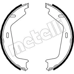 Imagem de METELLI 53 0479 Maxilas de Travão Mão VOLVO: S60 I, V70 2