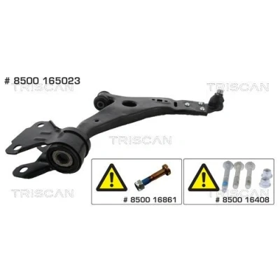 Imagem de TRISCAN 8500 165023 Braço de suspensão com articulação suspensão/guia, apoio borracha transversal 21, 17,9 FORD: KUGA 2