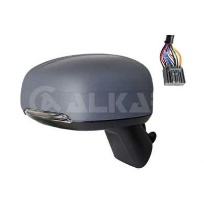 Imagem de Espelho retrovisor Alkar 6144691 à direita com subcapa elétrico memória, sensor de temeperatura, convexo para veículo volante esquerda