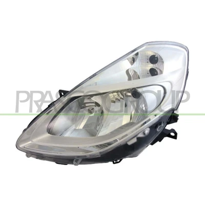 Imagem de PRASCO RN3274904 Farol Principal esquerda H7/H7 crómio sem motor de regulação do alcance dos faróis RENAULT: Clio 3, III Grandtour