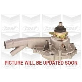 Imagem de GRAF PA495 Bomba de água com junta mecânico Ferro fundido para accionamento da correia trapezoidal estriada MERCEDES BENZ: 190, W124 Sedan