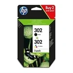 Imagem de HP 302 Pack Ahorro Cartucho de Tinta Original Negro/Tricolor