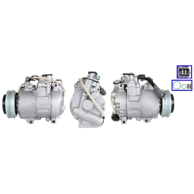 Imagem de LUCAS ACP01137 Compressor PAG 46 R 134a com juntas TOYOTA: iQ