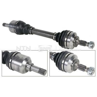 Imagem de SNR DK66.039 Veio de transmissão Eixo dianteiro, lado esquerdo 630 PEUGEOT: Partner II Van, 307 Carrinha, I CITROËN: C4 Hatchback
