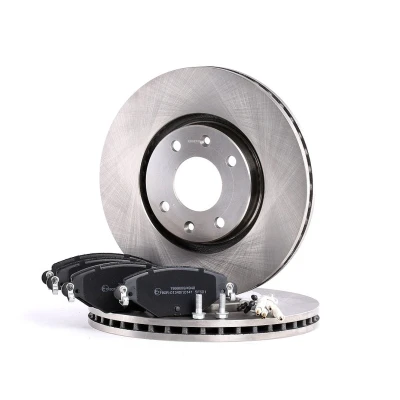 Imagem de RIDEX 3405B0295 Kit de travões Eixo dianteiro ventilado incl. contacto aviso desgaste