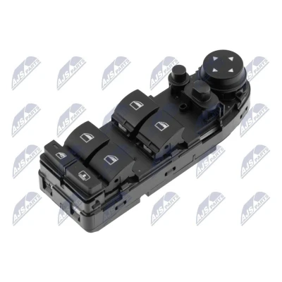 Imagem de NTY EWS BM 072 Interruptor, elevadores dos vidros do lado condutor BMW: 5 Sedan, Touring