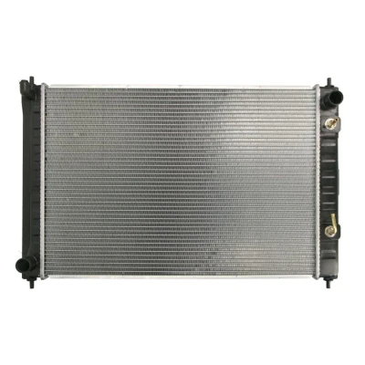 Imagem de NISSENS 68743 Radiador, arrefecimento do motor Alumínio 670 455 25 Aletas de refrigeração soldadas