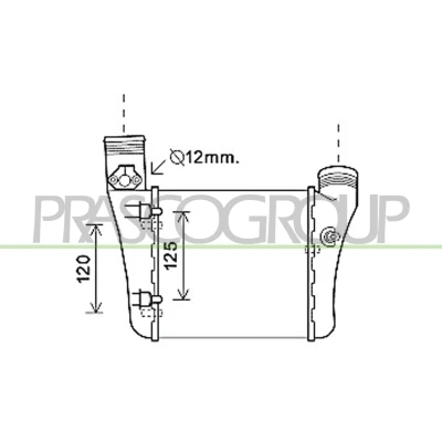 Imagem de PRASCO AD022N001 Intercooler AUDI: A4 B7 Avant, Sedan, SEAT: Exeo ST