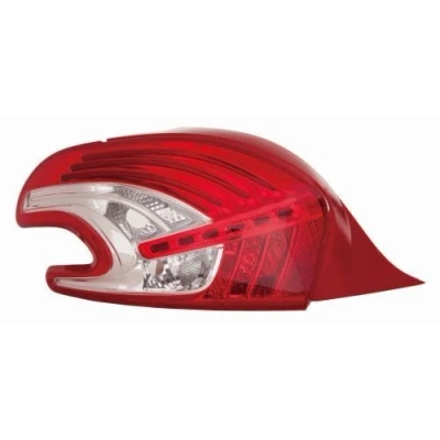 Imagem de ABAKUS 550 1963L UE Farolim esquerda P21W, R10W, PY21W, LED Vermelho sem porta lâmpadas, lâmpada PEUGEOT: 208 I Hatchback