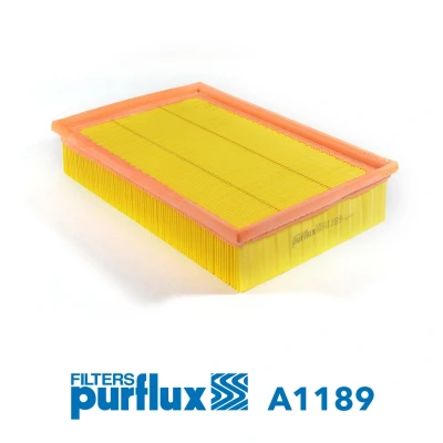 Imagem de PURFLUX A1189 Filtro de ar 57 190 280 Cartucho filtrante VOLVO: V40 Hatchback, S40 II, V50, FORD: Focus 2, 2 Kombi, Limousine