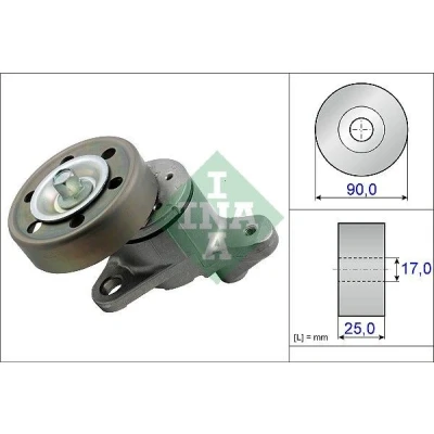 Imagem de INA 534 0437 10 Tensor, correia trapezoidal estriada