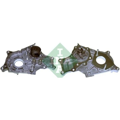 Imagem de INA 538 0123 10 Bomba de água com polia junta para accionamento da correia dentada TOYOTA: Avensis II Station Wagon, Corolla IX Hatchback