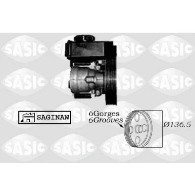 Imagem de SASIC 7070007 Bomba de Direção hidráulico PEUGEOT: 206 Hatchback, SW, CITROËN: Xsara Picasso, Carrinha