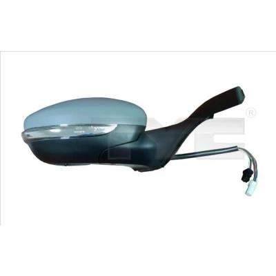 Imagem de Espelho retrovisor Tyc 326 0114 esquerda com subcapa para regulação eléctrica dos espelhos, convexo, aquecível PEUGEOT: 208 I Hatchback