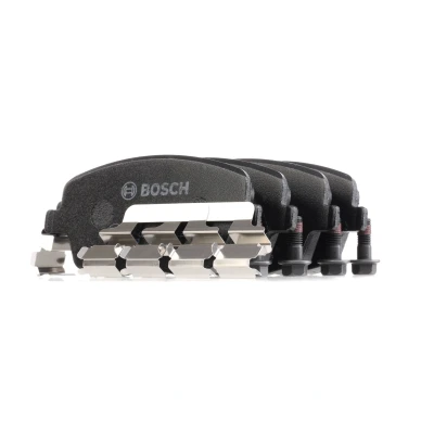 Imagem de BOSCH 0 986 424 829 Jogo de pastilhas para travão disco Baixo teor metálico com parafusos mola, acessórios SEAT: Ibiza 3, Córdoba II Sedan