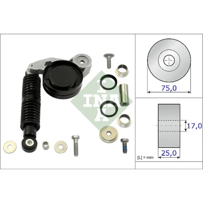 Imagem de INA 533 0118 10 Tensor da Correia VOLKSWAGEN: Passat B5 GP Variant, Sedan, AUDI: A4 Avant, B6 Avant
