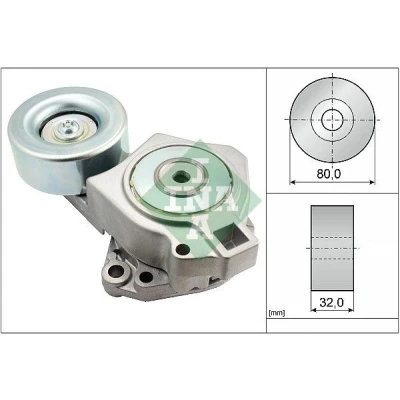 Imagem de INA 534 0468 10 Tensor, correia trapezoidal estriada