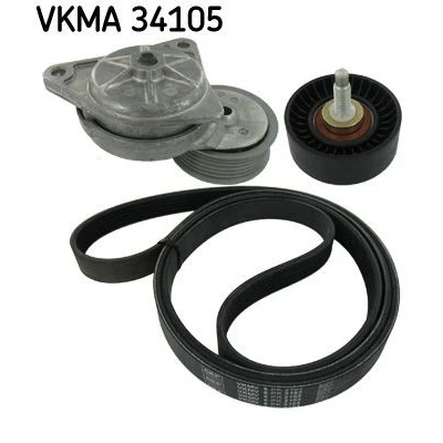 Imagem de SKF VKMA 34105 Jogo de correias trapezoidais estriadas FORD: Focus Mk1 Carrinha, Hatchback, MONDEO 2 Kombi