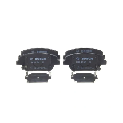 Imagem de BOSCH 0 986 494 984 Jogo de pastilhas para travão disco Baixo teor metálico com contacto avisador desgaste integrado HYUNDAI: SONATA 6