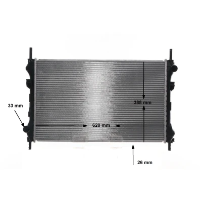 Imagem de MAHLE ORIGINAL CR 1140 000S Radiador, arrefecimento do motor FORD: Transit Mk5 Camião de plataforma/Chassis, Van