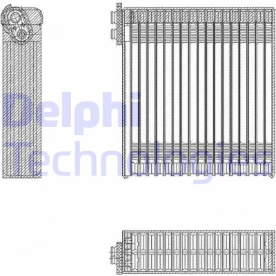 Imagem de DELPHI TSP0525153 Evaporador sem válvula de expansão