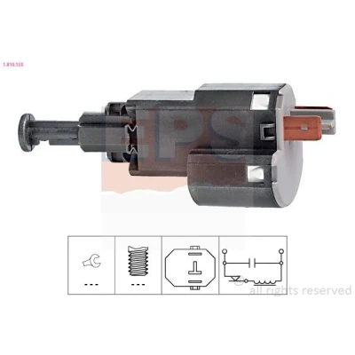 Imagem de EPS 1.810.155 Interruptor de luz stop mecânico Made in Italy OE Equivalent OPEL: Zafira A, Astra G Caravan, Vectra B Sedan