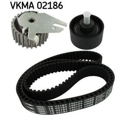 Imagem de SKF VKMA 02186 Jogo de correias dentadas 166 com perfil dentado arredondado ALFA ROMEO: 156 Sedan, Sportwagon