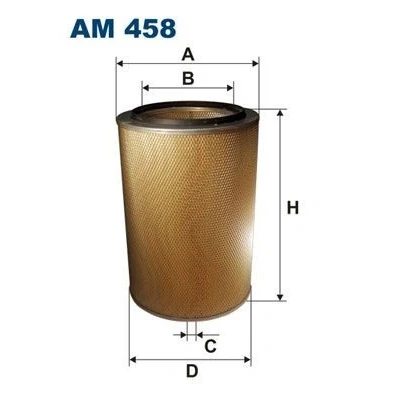 Imagem de FILTRON AM 458 Filtro de ar 474mm 328mm Cartucho filtrante