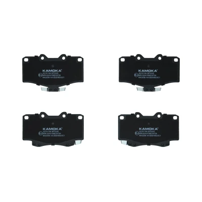 Imagem de KAMOKA JQ101184 Jogo de pastilhas para travão disco Eixo dianteiro com avisador sonoro desgaste TOYOTA: Land Cruiser Prado 90, HILUX 5 Pick up
