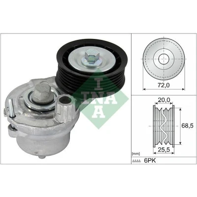 Imagem de INA 534 0703 10 Tensor, correia trapezoidal estriada