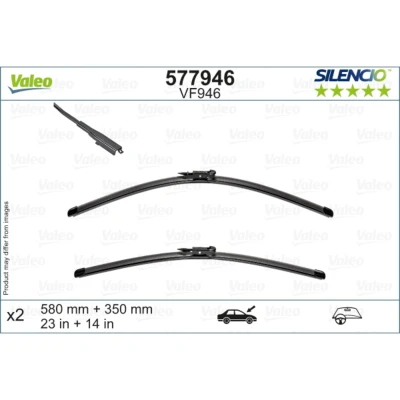 Imagem de Escova do limpa vidros Valeo 577946 à frente plana NISSAN: Juke
