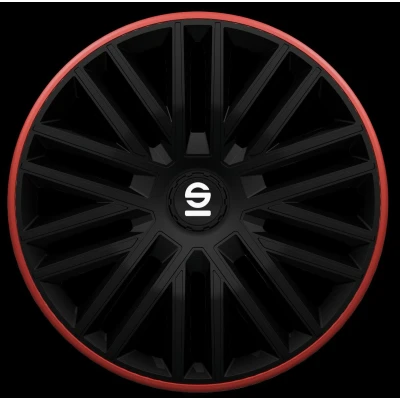 Imagem de SPARCO Bergamo SPC1485BKRD Proteções de roda 14polegadas preto/vermelho