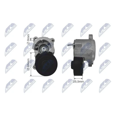 Imagem de NTY RNK CT 032 Polia Tensora PEUGEOT: 206 Hatchback, 307 407 SW, CITROËN: Xsara Picasso, C4 I Hatchback