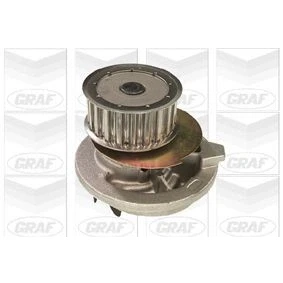 Imagem de GRAF PA324 Bomba de água 21 com retentor mecânico Chapa aço 62,3 para accionamento da correia dentada OPEL: Astra F CC, Caravan