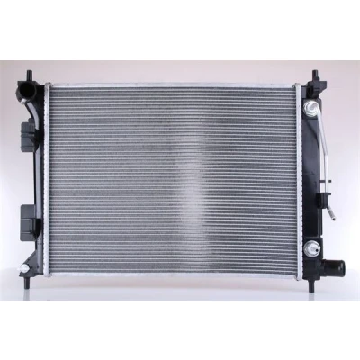 Imagem de NISSENS 675073 Radiador, arrefecimento do motor Alumínio 500 376 26 Aletas de refrigeração soldadas