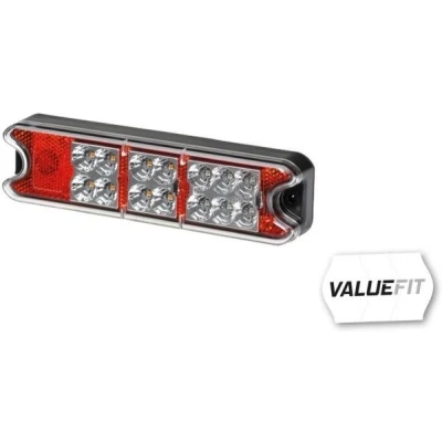 Imagem de HELLA 2VA 357 021 001 Luz traseira à direita, esquerda Vermelho, transparente preto VALUEFIT