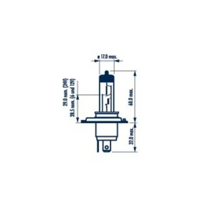 Imagem de NARVA 482203000 Lâmpada, farol de longo alcance HS1 12V 35/35W Halogéneo