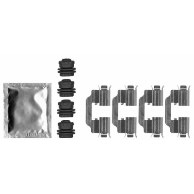 Imagem de TEXTAR 82548400 Kit de acessórios, pastilhas travão OPEL: Adam