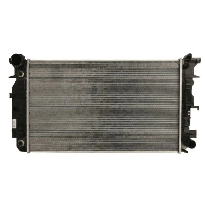 Imagem de NRF 53833 Radiador, arrefecimento do motor Alumínio 680 408 28 com componentes de montagem Aletas refrigeração soldadas