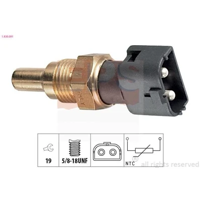 Imagem de EPS 1.830.091 Sensor da Temperatura do Líquido de Refrigeração Made in Italy OE Equivalent VOLVO: 740 Sedan, 960 I Carrinha