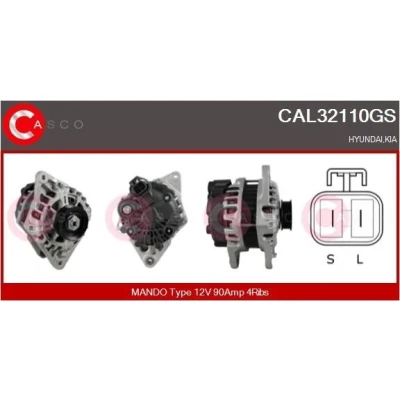 Imagem de CASCO CAL15127AS Alternador 12V 150A BMW: 5 Sedan, Touring, X5, LAND ROVER: Range Rover 3