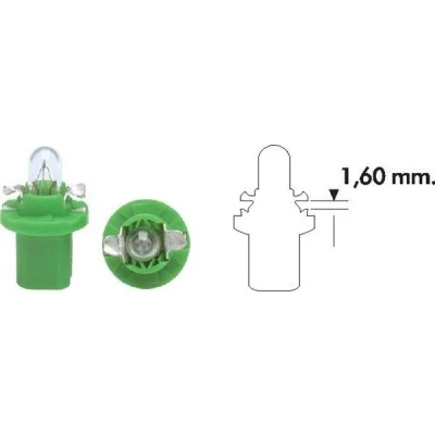 Imagem de MAGNETI MARELLI 002051100000 Lâmpada 12 2 B2,4W verde